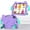 Purple+Mint Green, variant on Case For iPad Air 11" M3 (2025)/Air 11 M2 (2024)/Pro 11 M4 (2024)/Pro 11-inch (1st, 2nd, 3rd, 4th) Generation Cute Kids EVA Shockproof Cover With Stand and Handle