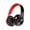 Color 1, variant on Vntub Noise Cancelling Bluetooth Over-Ear Headphones with USB charge cable, Black & Red