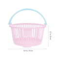 thumbnail image 3 of IFANLANDOR 2pcs Grocery Basket Handheld Plastic Baskets Storage PP Plastic Cosplay Accessory, 3 of 5