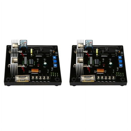 

2X POW50A AVR 30A Automatic Voltage Regulator for Brush and Brushless Generator Stabilizer Control Adjuster Module Parts