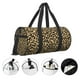 thumbnail image 3 of Fotbe Leopard Print Bolsa Deportiva de Lona Plegable con Estampado, Bolsa de Gimnasio con Bolsillo Seco/Húmedo, Bolsa de Viaje Ultraligera de Gran Capacidad, 3 of 6
