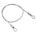 thumbnail image 1 of Unique Bargains 1.5mmx30cm Stainless Steel Lanyard Cable Eyelets Ended Wire Rope 6 Pack, 1 of 5