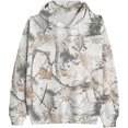 thumbnail image 2 of Sudadera con capucha Anoumcy Camo Maple Leaf de forro polar con capucha para mujer, 2 of 4