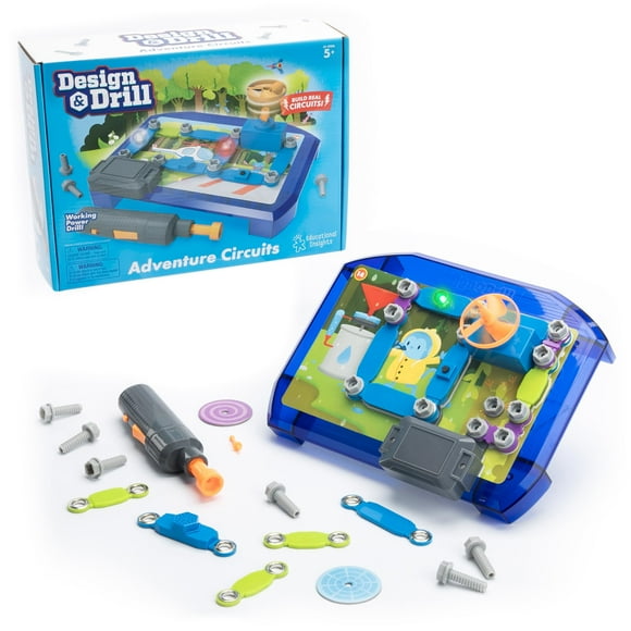Educational Insights Design & Forage Circuits d'Aventure, Jouet STEM, 63 Pcs, 5 Ans et Plus
