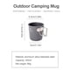 thumbnail image 2 of Vajilla de taza para acampar al aire libre de 300 ml con asa plegable para mochileros y caminatas, 2 of 8