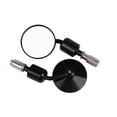 thumbnail image 1 of 1Pair Motorcycle Rearview Mirror,Motorcycle End Rear View Rearview Mirror,Black, 1 of 5