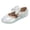Silver, variant on enyan Girls Summer Sandals Flat Open-Toe Lightweight Sandals for Toddler Little Kids Toddler Girl Summer Shoes,Black,Size 12