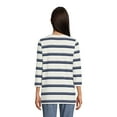 thumbnail image 3 of Lands' End Women's 3/4 Sleeve Supima Cotton Crewneck Tunic, 3 of 3