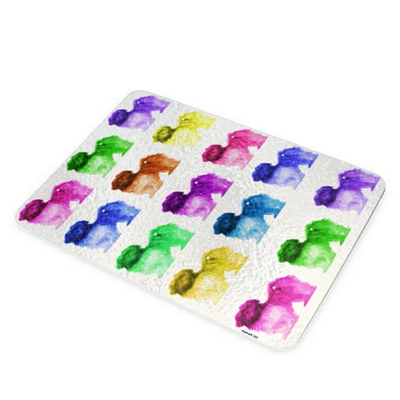 KuzmarK Glass Cutting Board - Lhasa Apso Dog