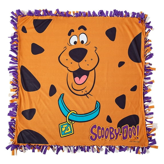 54" x 54" Scooby-Doo! Fleece Tied Throw Craft Kit - Makes 1