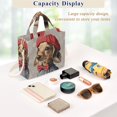 thumbnail image 5 of FORMRS Womens Corduroy Tote Bag Crossbody Shoulder Handbag with Pocket, Gray Dog Artist, 5 of 7