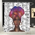 thumbnail image 2 of Funny Shower Curtain for Bathroom Accessories Inspirational Funny Quotes Cool Shower Curtain Set 72x72in, 2 of 7
