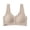 Khaki, variant on Bixock Plus Size Bra for Women Push Up Bra Wireless Bra Floral Lace Thin Side Coverage Abjustable Straps Women Under Wear