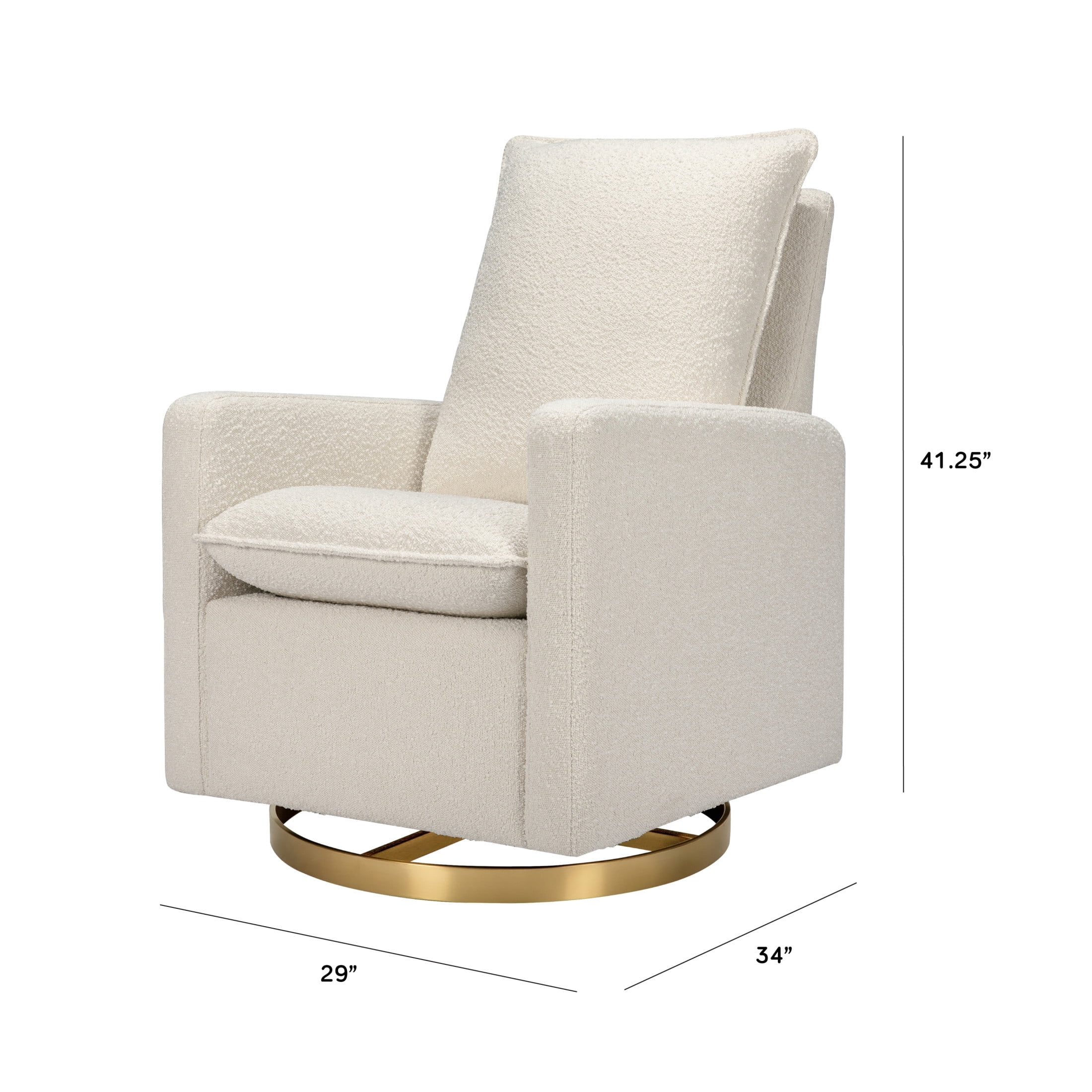 Babyletto Cali Pillowback Swivel Glider