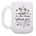 thumbnail image 2 of ThisWear Valentines Day Gift Wouldn't Be The Same Without You Leaving The Toilet Seat Up 15oz Mug White, 2 of 4