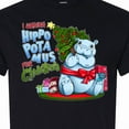 thumbnail image 4 of Inktastic I Wanna Hippopotamus for Christmas Cute Hippo T-Shirt, 4 of 5