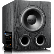 SVS PB-2000 Pro, 12" Driver, 1500+ Watts Peak Power Ported Subwoofer - Black Ash