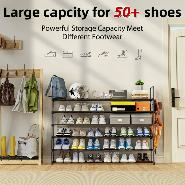 Riousery Shoe Rack Tiers Shoe Storage Organizer for Entryway