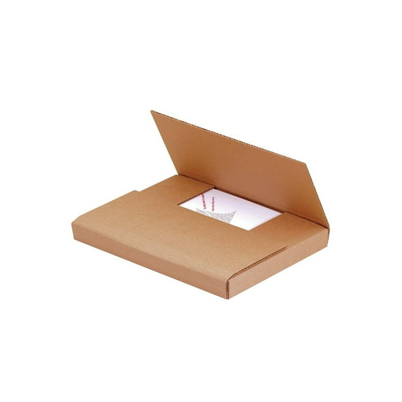 Box Partners Easy-Fold Mailers 12" x 11 1/2" x 3" Kraft 50/Bundle M12113BFK