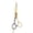 Black and Gold - Flat, variant on Yajisi Professional Hairdressing Scissors Salon Hair Trimming Cutting Flat Scissors Black and Gold Stainless Steel Barber Tools 5.5 inches / 14 cm Haircut Shears
