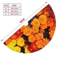 thumbnail image 3 of Pofeuu Marigold Flowers In Different Colors Print Christmas Tree Skirt, Merry Christmas Skirt Xmas Tree Ornaments for Xmas Holiday Party Decorations-48", 3 of 7