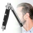 thumbnail image 3 of Vnanda Comb Man's Spring Pocket Oil Hair Comb Folding Knife Looking Automatic Push Button Brush for Head Hair or Beard Gift For Men, 3 of 7