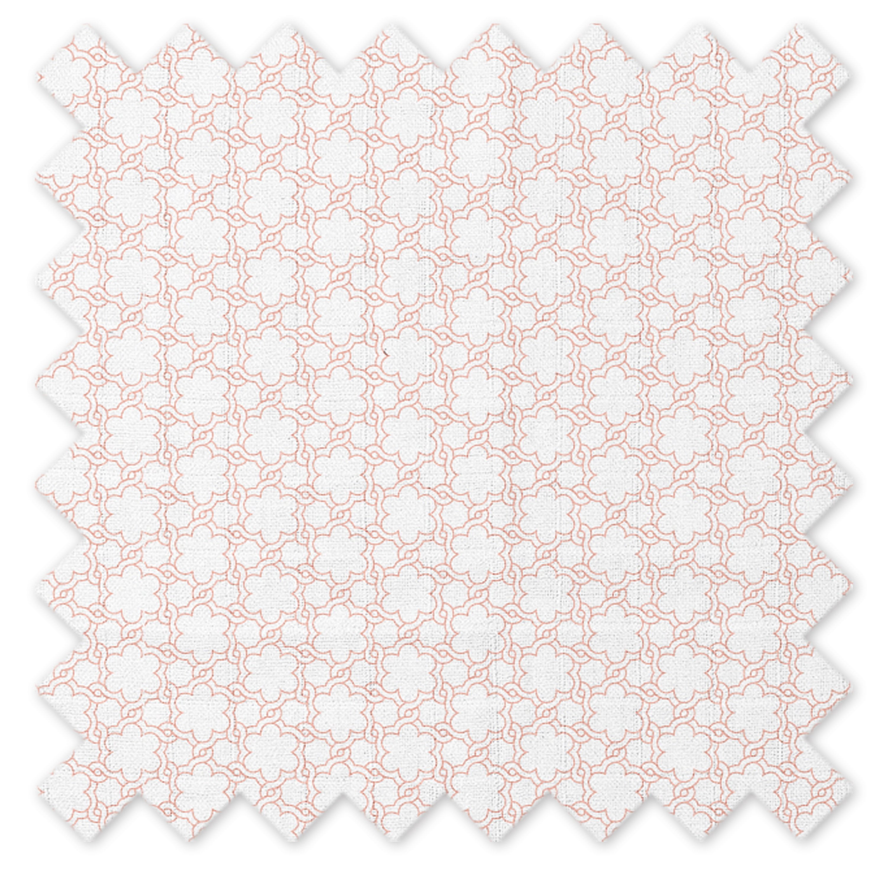 Bacati - Petal Floral Coral Muslin Crib or Toddler Bed Fitted Sheet 100% Cotton Muslin
