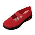 thumbnail image 7 of Rokment Womens Vintage Athletic Orthopedic Arch Support Walking Sneakers Comfortable Stretchy Solid Knit Platform Slip on Nursing Tennis Shoes, 7 of 7