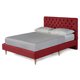 thumbnail image 4 of Cama Matrimonial Makora Velaria Rojo Tapizada en Tela Tipo Velvet (No Incluye Colchón), 4 of 8