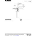 thumbnail image 2 of Kohler K-1995-CP Distributeur de Savon & Lotion Design Contemporain&44; Chrome Poli, 2 of 3