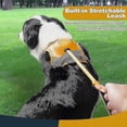 thumbnail image 4 of 2 In 1 No Pull Dog Harness Retractable Dog Leash, Reflective Service Dog Harness, Adjustable Dog Vest With Control Handle XL Black, 4 of 5