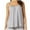 Gray, variant on Summer Women Tank Tops Plus Size Crew Neck Solid Color Sleeveless Basic Pullover Blouse Camisole With Built In Bras Casual Loose Loungewear Going Out Tops For Women