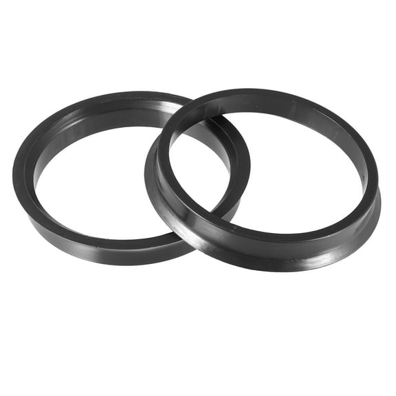 Plastic 67.1mm to 60.1mm Car Hub Centric Rings Wheel Bore Center Spacer 2pcs