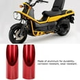 thumbnail image 1 of 2pcs Motorcycle Aluminum Alloy Foot Pegs Footboard Motorbike Foot Pegs Rests, Professional Tapered Design Motorcycle Floor Peg Footboard Rider Foot Peg Fit for  RuckusRed, 1 of 8