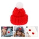 thumbnail image 3 of Mini sombrero de Papá Noel de 10 piezas, piruleta, botella de vino, sombreros de Navidad DIY, gorro de punto de Navidad, favores de fiesta, accesorio hecho a mano, 3 of 5