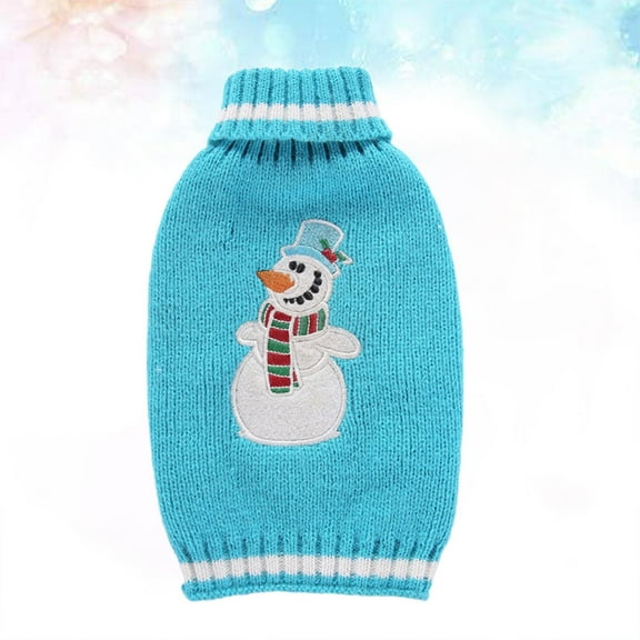 WRITWAA Holiday Dog Sweater Warm and Fashionable Pet Clothes, 1 Piece XXS Size for Small Dogs