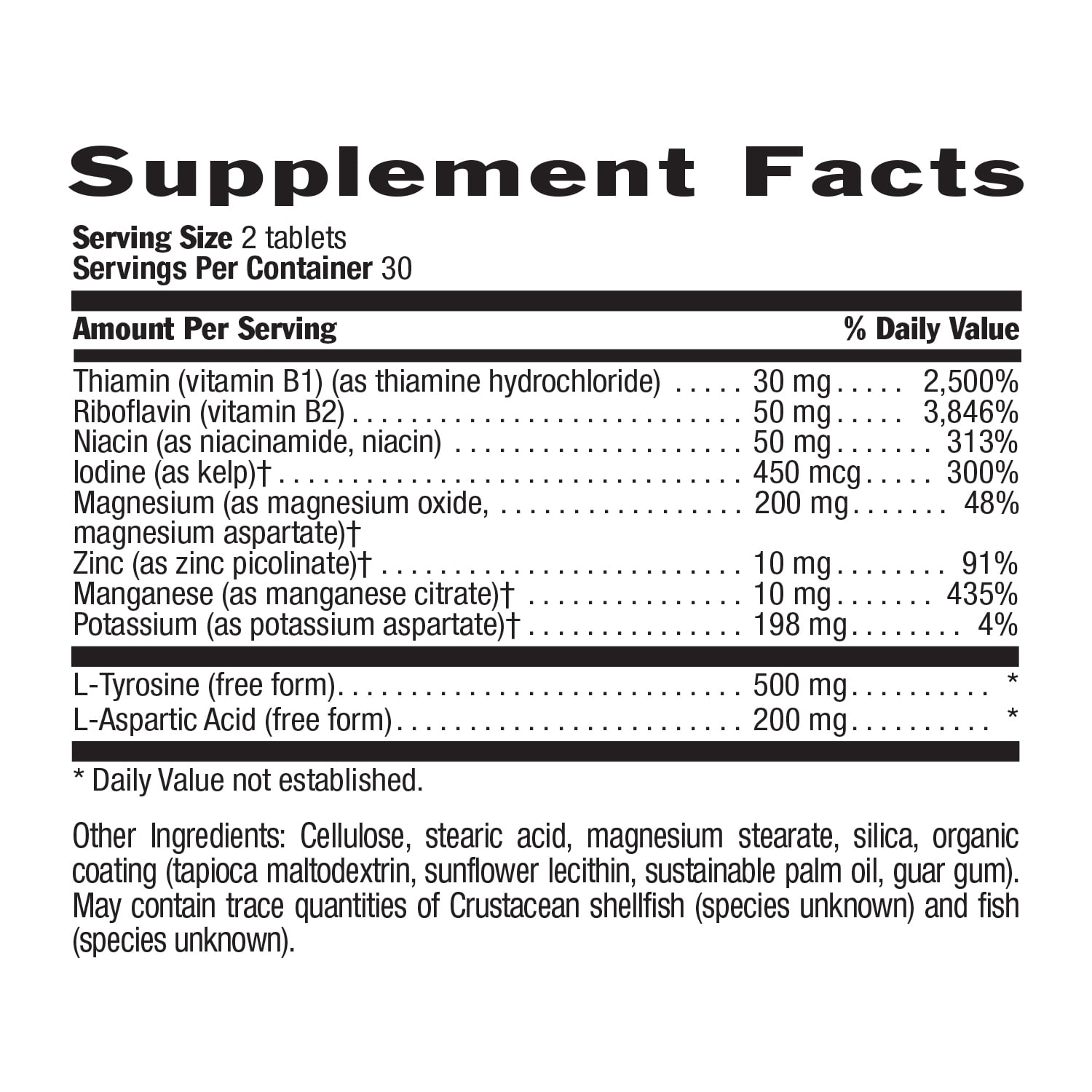 Country Life Rapid Release Thyro-Max Support, 60 Tablets