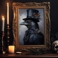 thumbnail image 4 of Póster de Animal de arte de la Academia oscura, impresiones para sala de estar, decoración del hogar, gótico, vampiro, murciélago, bruja, Cuervo, pintura en lienzo, arte de pared, 4 of 4
