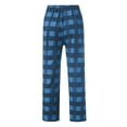 thumbnail image 6 of Rggeeun Mens Casual Pants Fashion Mens Casual Plaid Loose Sport Plaid Pajama Pants Trousers Comfort Everyday Pants Breathable, 6 of 6