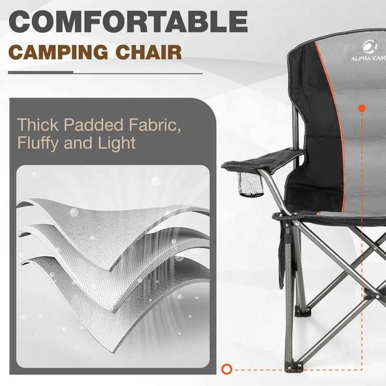 ALPHA CAMP Folding Most Comfortable Camping Chair