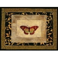 thumbnail image 2 of Hayes, Alan 24x19 Gold Ornate Wood Framed with Double Matting Museum Art Print Titled - Winged Ornament II, 2 of 4