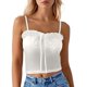 thumbnail image 1 of Camisetas sin mangas informales para mujer: color liso básico, elásticas, suaves y transpirables para llevar en capas en verano, 1 of 5