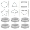thumbnail image 1 of OPDBN Korean Sugar Can Game Series Dalgona Can Cookie Umbrella Star Triangle For Baking Derts Mould Can Tools Sugar, 1 of 1