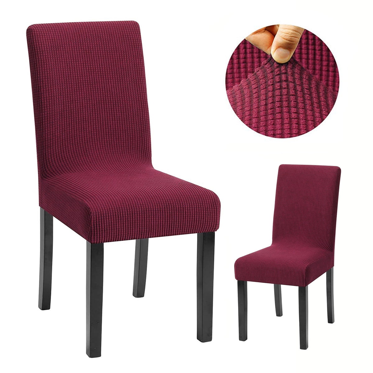 Details about   Removable Stretch Spandex Chair Cover Seat Slipcovers Dining Room Banquet Party 