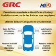 thumbnail image 2 of Juego Balatas De Freno Delanteras GRC GCD2218 Mazda 3 2019-2024 / Mazda 3 Sport 2019, 2 of 4