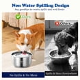 thumbnail image 5 of 4.5L/152oz Slow Drinking Dog Water Bowl,Splash Proof Slow Feeder Bowl for Sloppy Messy Drinkers,Stainless Steel Pet Water Dispenser with Floating Disk,Spill Proof & Dishwasher Safe, 5 of 8