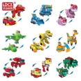 thumbnail image 4 of Los más nuevos juguetes ABS Min Deformation Gogo Dino Explorers REX Transformation Car Airplane Motor Boat Crane Gogo Dinosaur Explorers, 4 of 5