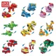 thumbnail image 4 of Los más nuevos juguetes ABS Min Deformation Gogo Dino Explorers REX Transformation Car Airplane Motor Boat Crane Gogo Dinosaur Explorers, 4 of 5