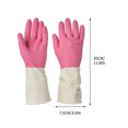thumbnail image 4 of Mlkoz Kitchen Gadgets, Rubber Thickened Cleaning Gloves Thickened Dishwashing Gloves Household Kitchen Housework Cleaning Rubber Gloves, Women Gifts, 4 of 6