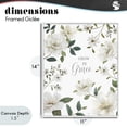thumbnail image 4 of Stupell Industries Shabby Chic Floral Grow In Grace White Framed Giclee Art, 11 x 14, by Nan, 4 of 8